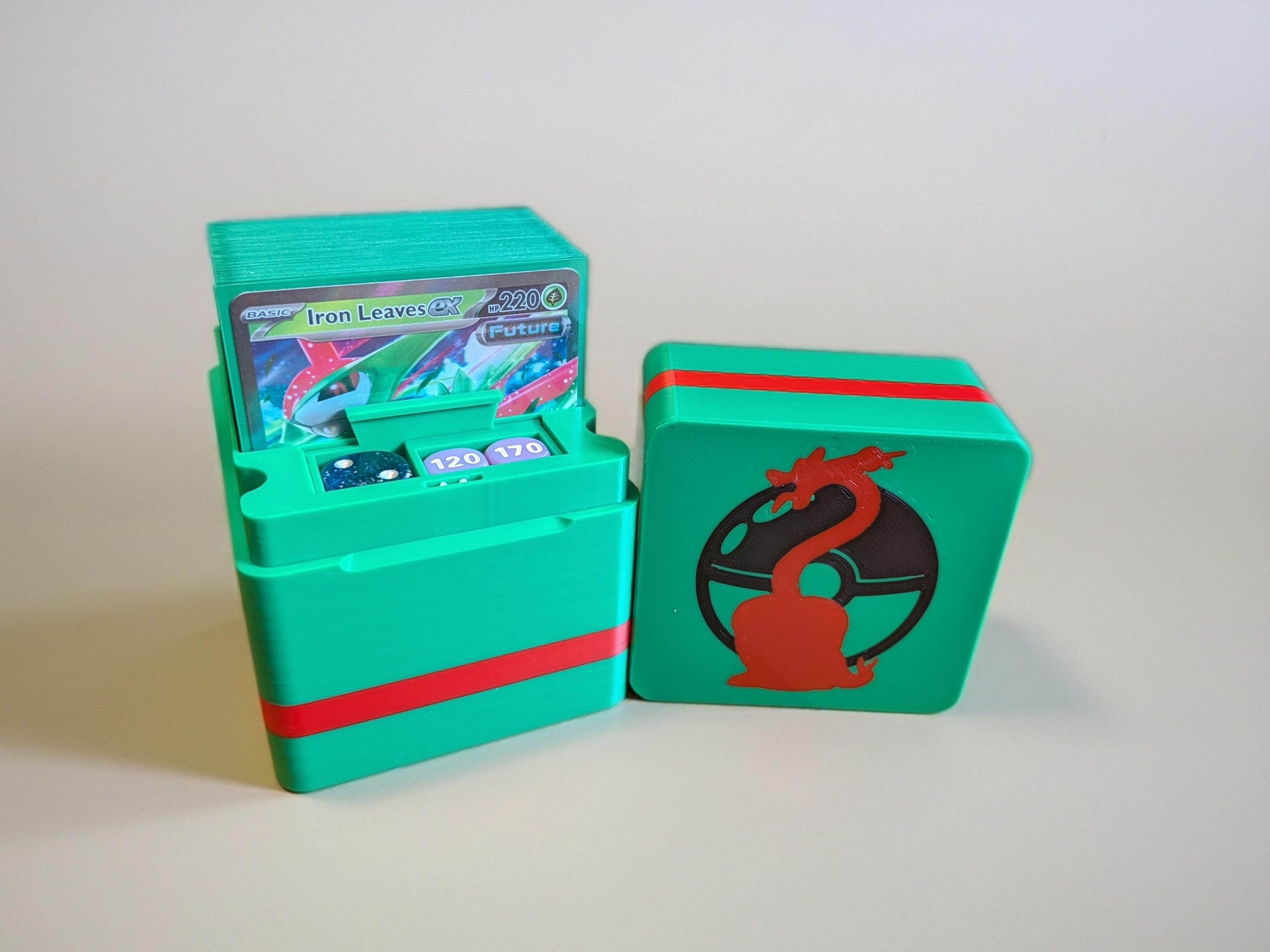 Easy-Open Custom Pokemon TCG EBT Deck Box: Compact, Sturdy Design with Organized Sections