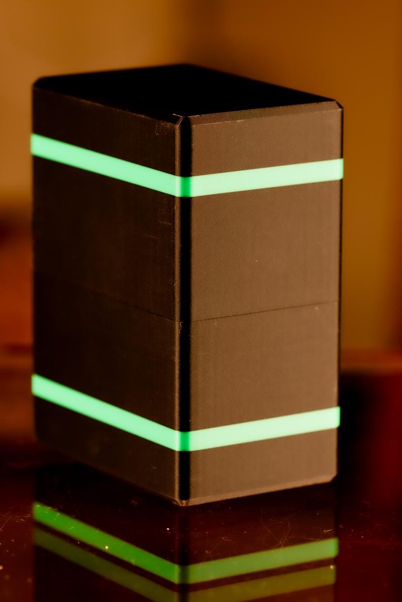 Custom 3D Printed Deck Box - Secure 60 Card Case
