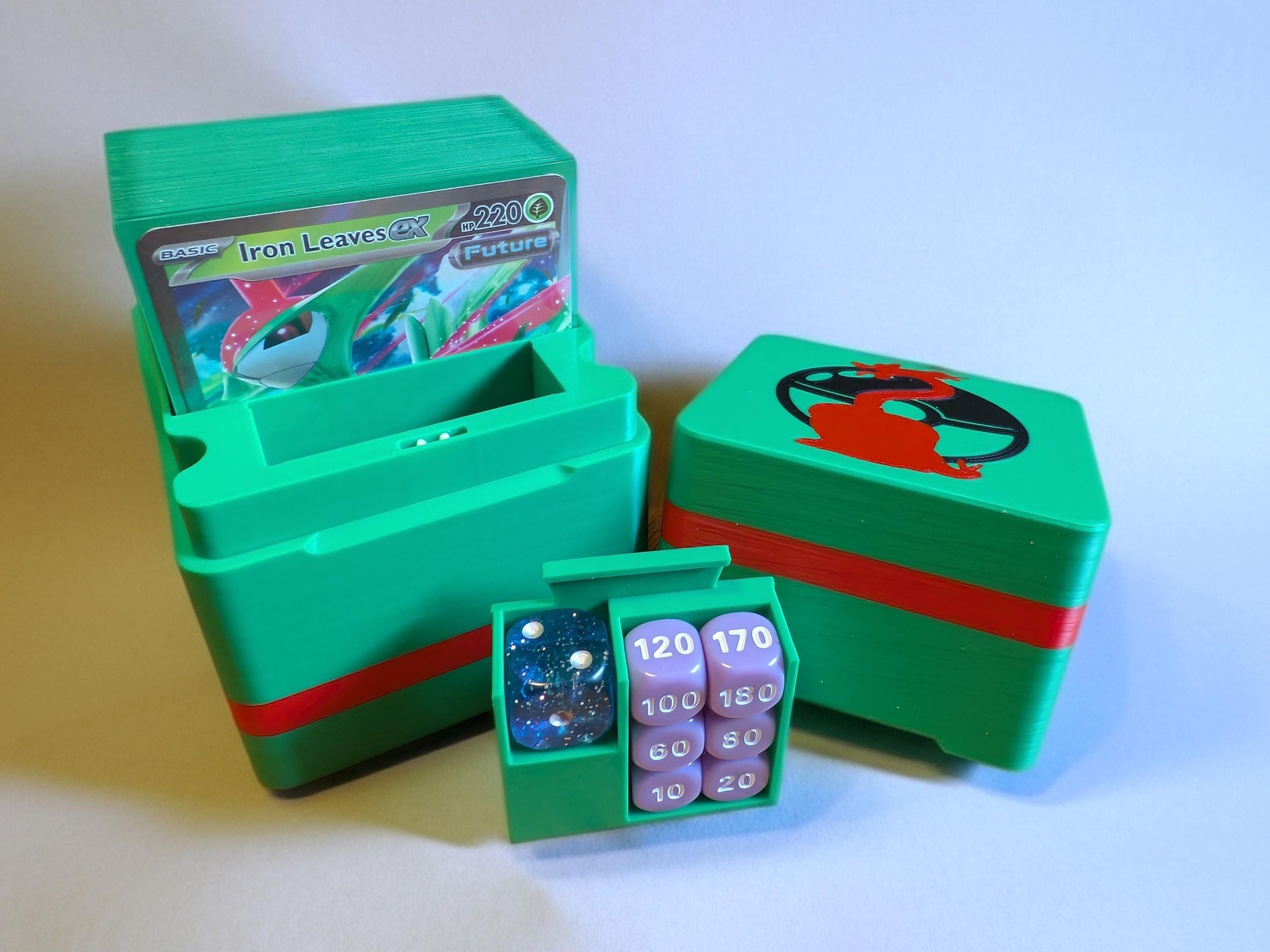 Easy-Open Custom Pokemon TCG EBT Deck Box: Compact, Sturdy Design with Organized Sections