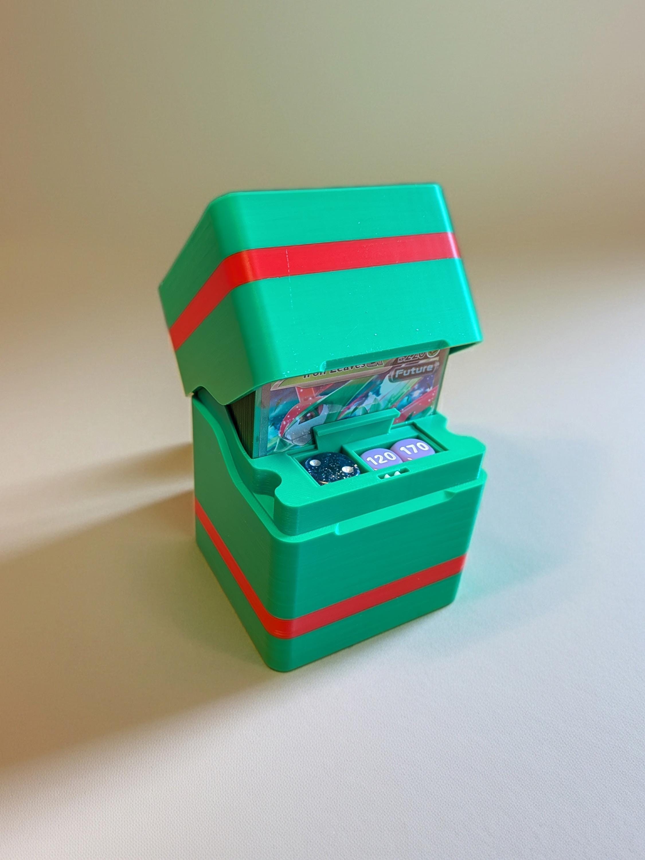 Easy-Open Custom Pokemon TCG EBT Deck Box: Compact, Sturdy Design with Organized Sections