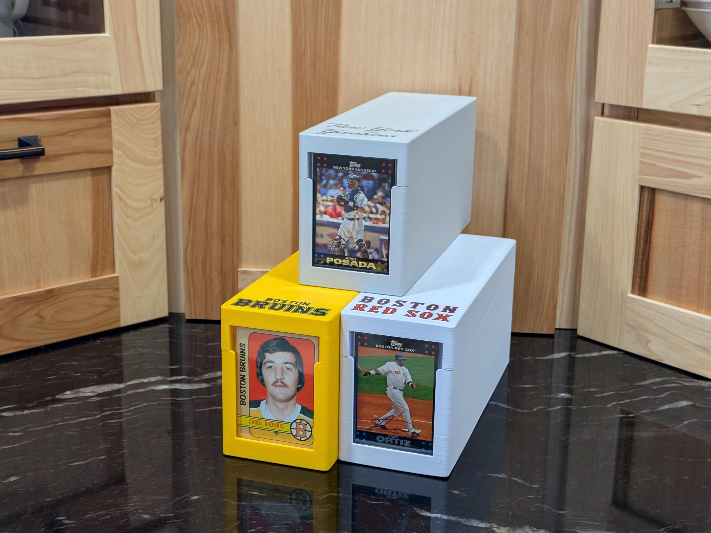 Customizable Sports Card Box | Fits 500+ Cards, Toploaders, OneTouch, Graded Slabs